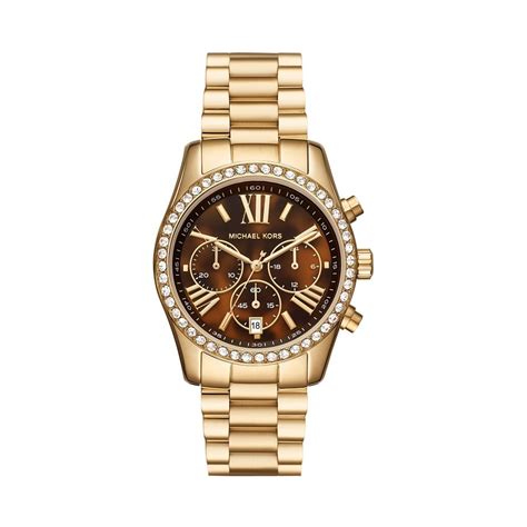 michael kors watch greenhills|Michael Kors leather watch.